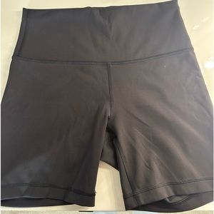 High-Waisted Black Bike Shorts